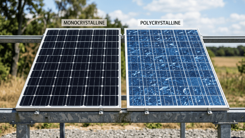Comparatif monocristallin vs polycristallin